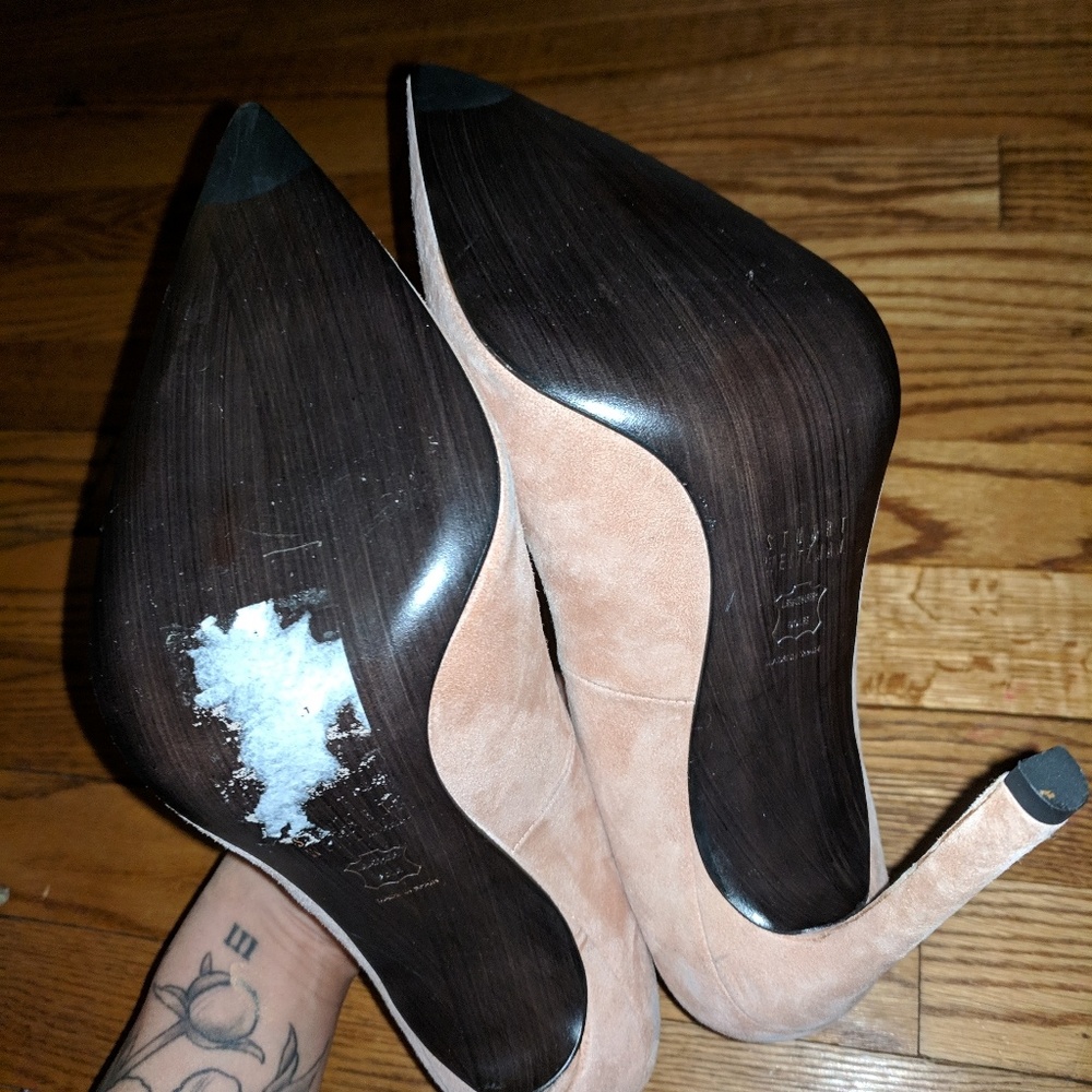 Stuart Weitzman nudish / pink pumps! - Picture 6 of 6